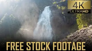 Waterfall, Norway | Royalty Free Stock Footage 4K | No Copyright | Free Download
