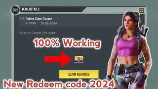 New cod Mobile Working Redeem code 2024 | Garena Redeem code codm | Call Of duty Mobile Redeem code