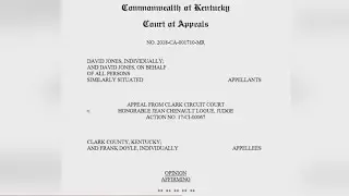 Ky. Court of Appeals rules on jail booking fee case
