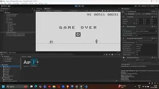 Dino Game in Unity Hub