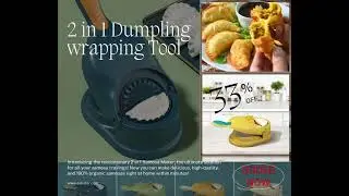 2 in 1 Dumpling Wrapping Tool - Best Kitchen Gadget for Samosa Maker - Gift for Ramdan