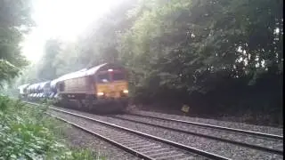 Didcot Rail Head Treatment Train (RHTT) returning from Westbury