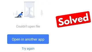 Fix couldn't open file open in another app try again xiaomi redmi | can't open file