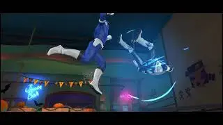 Power Rangers Legacy Wars Justin Stewart Blue Turbo Ranger. 