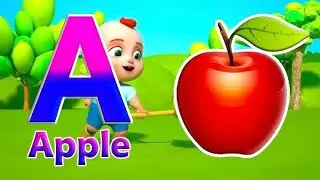 ABC Phonic Songs -Toddler Learning Video Songs, A for Apple ,Nursery Rhymes, Alphabet Song