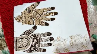 Beautiful mehendi design step by step tutorial 