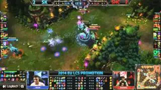2014 LCS Promotion: SK vs SHC: SK Jesiz kills SHC Haydal while shopping