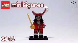 71012 Lego Disney Minifigures Captain Hook - Lego Speed Build