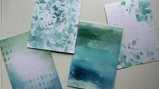 Live - Kort og Scrap - Nemme mixed media baggrunde