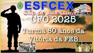CFO ESFCEX - CLIP DE ABERTURA 2025 #esfcex #qco #pqd #exercito #concurso #servi&ccedil;omilitar #military