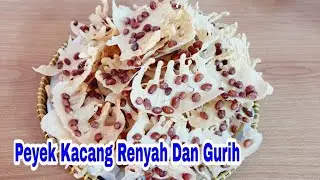 PEYEK KACANG RENYAH DAN GURIH // TANPA KENCUR DAN DAUN JERUK TETAP ENAK DAN LARIS MANIS JADI BAKULAN