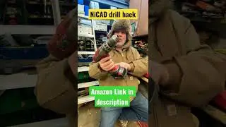 Don&rsquo;t throw it out! convert NiCAD drills to Li-ion  #shorts #toolstip #tools