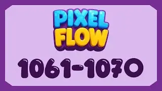 Pixel Flow - Level 1061 to 1070 #pixelflow #walkthrough