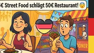 Learn German Podcast | Ep 55: 🌮 Restaurant oder Stra&szlig;enessen? Einfaches Deutsch - Deutsch sprechen!