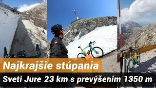 Najkrajšie stúpania - Sveti Jure – 23 km s prevýšením 1 350 m