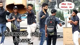 Box Wrapping People Prank 🤣 |  @insaneroshan2914 ​