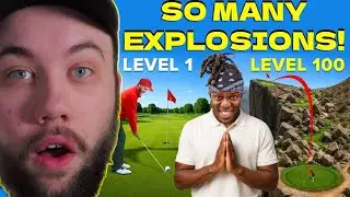 REACTING TO SIDEMEN GOLF BUT EVERY HOLE GETS HARDER!