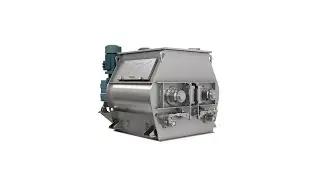 PerMix PFB Fluidized Zone Paddle mixers 3D demonstration video