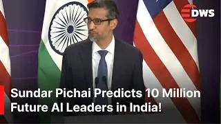 FULL REMARKS: Google CEO Sundar Pichai Says India Will Produce 10 Million AI Leaders | AI1Z
