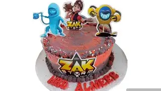 ZAK Storm cartoon theme cake 🎂 ❤️