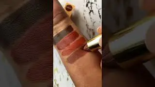 NUBIAN EARTH LIPSTICK COLLECTION (ALL 6) #shorts #makeup #swatches #lipstick