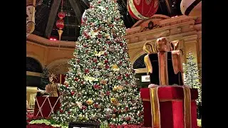 Relaxing Snow Falling on a Christmas Tree