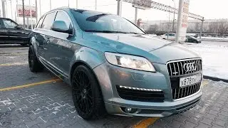 Живой AUDI Q7 за 1 млн.рублей в тюнинге ABT и 22 ДИСКАХ . Рубрика БУ