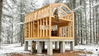 Man spent 9 months building his dream house | From start to finish @my_off-grid_story