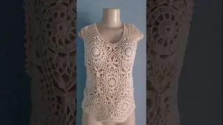 REGATA EM CROCH&Ecirc; #CROCHET #CROCH&Ecirc; #regata #blusadecroche