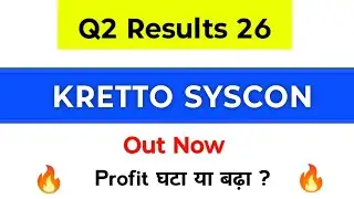 Kretto Syscon Q2 results | Kretto Syscon share news today | Krettosys Share news | Kretto Syscon