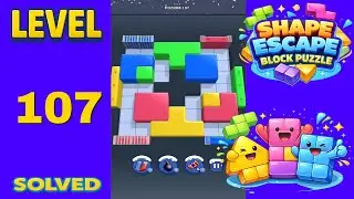 Shape Escape Block Puzzle Level 107 - SOLUTION
