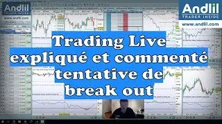 Trading Live expliqu&eacute; et comment&eacute; en direct, tentative de break out