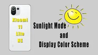 Xiaomi 11 Lite NE best features | Sunlight Mode and Display Color Scheme