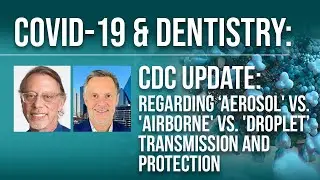 COVID-19 & Dentistry: CDC Update - 'Aerosol' vs. 'Airborne' vs. 'Droplet' Transmission & Protection