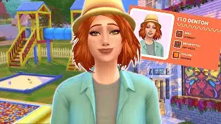 Using gameplay to build a park for my new mini village! // Sims 4 village ep 4
