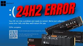Windows 11 24H2 Bluescreen Fix for WD Black SN770, SN770M, Blue SN580, SN5000 SSDs