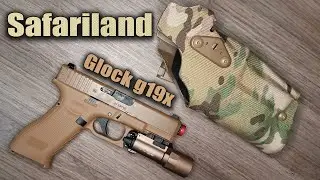 Safariland Replica + Glock g19x + Surefire x300u