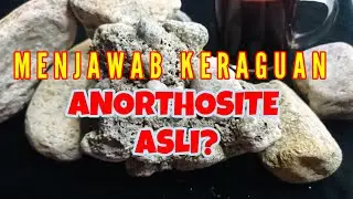 METEORIT ANORTHOSITE ASLI.