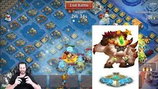 SASQUATCH SOLO ALL 5 BASES IN Guild Wars OVER POWERED Castle Clash