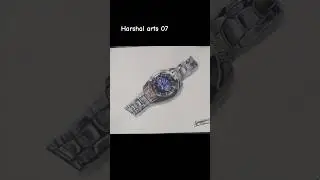 Watch hyperrelistic drawing how to draw watch drawing easy #drawing #hyperrealistic #Watch #colour