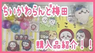 【ちいかわ】ちいかわらんど梅田店購入品紹介〜！！【缶バッジ】【ガチャガチャ】【たこぎ】【ナガノ】【ヴィネットふれんず】