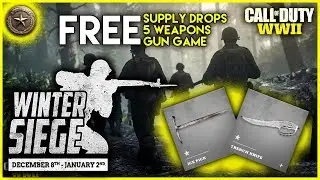 COD: WW2 Winter Siege | 5 FREE Weapons | FREE Supply Drops & Gun Game | Call Of Duty: World War 2