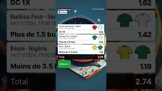 ⚽️ Pronostics CAN du 14.11.2024 🌍
