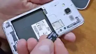Galaxy J5 - How to insert micro SD card