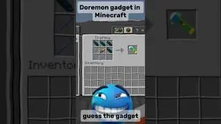 Doramon gadgets in Minecraft#minecraft #mods #newtrend #trendingshorts