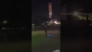 Tryin&rsquo; out his Hover board at chatuchak park
