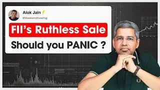 FII's Ruthless Sale Should you Panic ? I WeekendInvesting DailyByte  22 Jan 2025