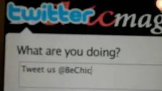 BeChic TV: BeChicMag is now on Twitter!