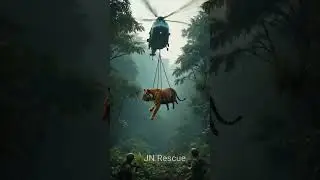 Trapped in a Poacher&rsquo;s Snare: Bengal Tiger&rsquo;s Desperate Fight to Survive 🐅🩸#StopPoaching #BengalTiger