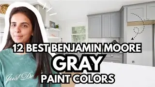 12 BEST Benjamin Moore GRAY Paint Colors